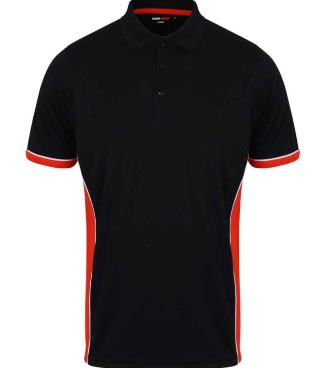 Finden + Hales LV355 Finden and Hales Contrast Panel Polo Shirt